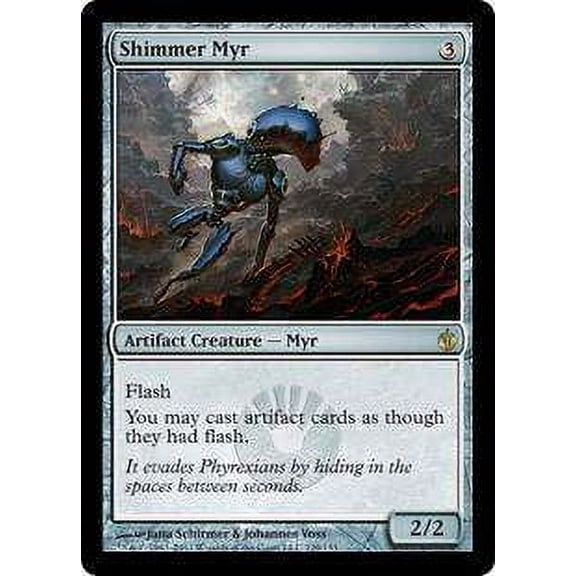 MtG Mirrodin Besieged Rare Shimmer Myr #129