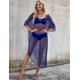 thumbnail image 2 of Kaftan Vestidos para Mujer de Gasa de Floral Impresión Caftán Traje de Baño Tallas Grandes Larga Playa Cover up Dy-blue8 Dy-blue8 Xishao ropa, 2 of 2