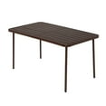 thumbnail image 5 of Segmart 7-Piece Patio Dining Set Clearance, Outdoor Furniture Set With Table and Six chairs, All-Weather Outdoor Conversation Set, Porch,gardens, swimming, balconies,brown, 5 of 9