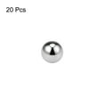 thumbnail image 3 of Uxcell Silver Bearing Balls Metric Solid Chromium Steel G10 Precision Grade for Casters 20 Pcs 0.06 inch, 3 of 3