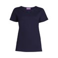 thumbnail image 5 of RealSize Women's Embellished Crewneck Tee with Short Sleeves, Sizes XS-3XL, 5 of 6