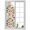 Beige, variant on Window Privacy Film Summer Fruit Stained Glass Window Film Decorative Sun Block Window Cover Spring Botanical Blueberry Raspberry Leaves Window Clings Static Adhesive Sticker for Bathroom 19.6"x39.3"
