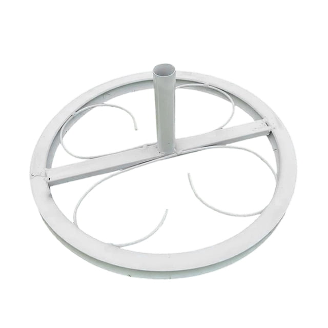 Zorion Base, Support de Fleurs Rond en Fer pour Sol, pour Arrangements Floraux, Mariages, Fêtes Style B