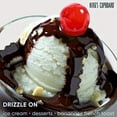 thumbnail image 4 of King's Cupboard Bittersweet Chocolate Sauce, 10 oz - The Perfect Hot Fudge Sauce for Topping Ice Cream & Desserts, Chocolate Coffee Drizzle, Baking, Fondue, Gluten-Free, Kosher, All Natural, 4 of 7
