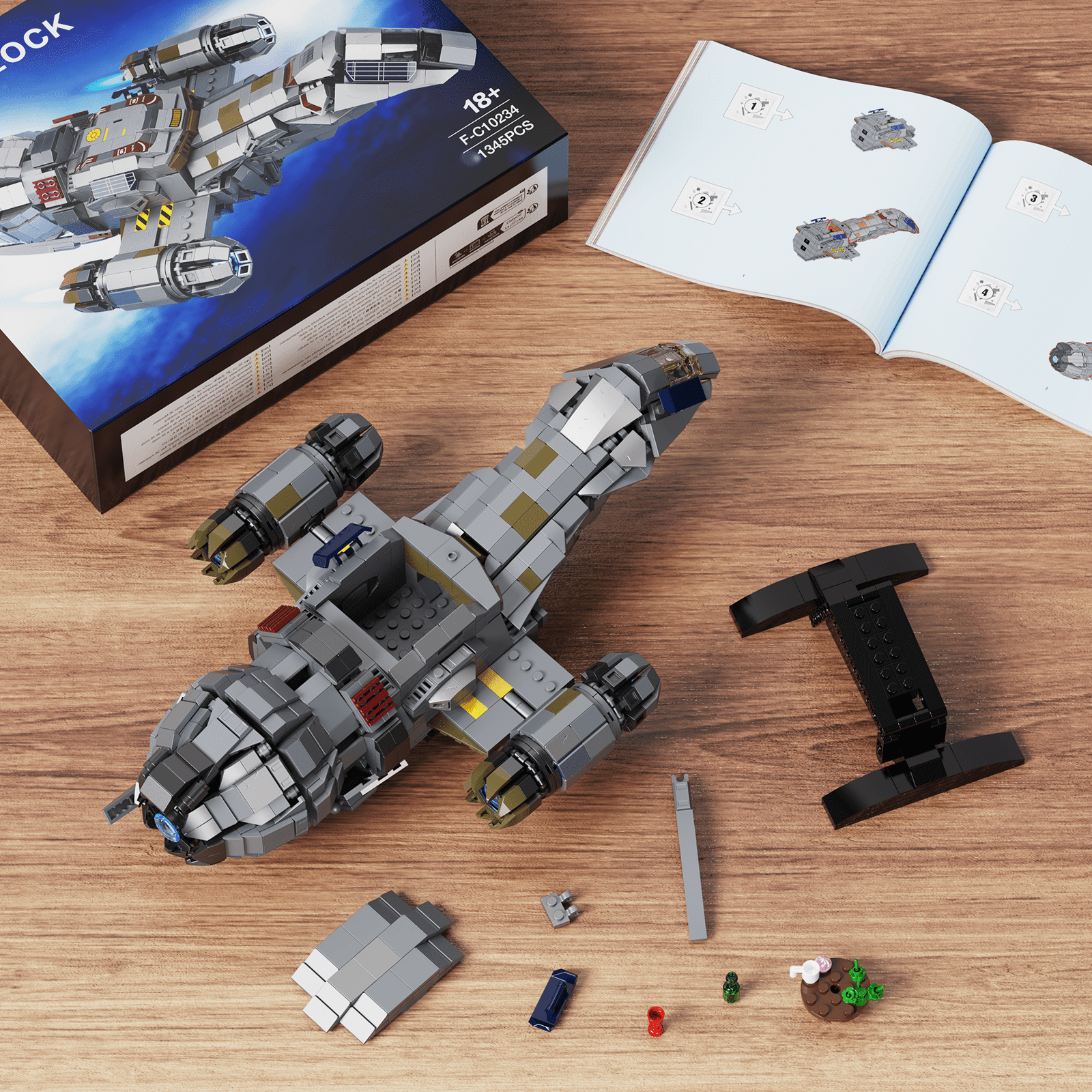 Firefly Spaceship Building Blocks Sets Space Aircraft Mode Toy Set Compatible with Lego Creative Bricks Building Toys for Adults Aged 8+