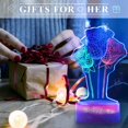thumbnail image 4 of LETOUR 3D Creative Rose Flower Night Light - Smart Touch, 7 Color Changing, Dual Power, Soft LED for Decor & Gifting, 4 of 9