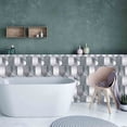 thumbnail image 2 of ABODELINE 12 Sheet Hexagon Peel and Stick Backsplash Tile,3D Stick on Backsplash for Kitchen, Bathroom, Self-Adhesive Marble Wall Tiles 7.9"x 3.9" (12-Pack), 2 of 6