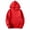 Red, variant on Hoodies for Women Tsivenald Solid Color Women Hoodies Fall Fashion Casual Long Sleeve Hooded Sweatshirts Loose Comfy Trendy Pullover Tops with Pockets, Size XS-3XL