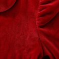 thumbnail image 6 of MEZZALL Outfit Sets Toddler Baby Girl Christmas Dress 2-Piece Velvet Long Sleeve Collar Snowflake Party Dress With Matching Beret Hat For Holiday Leisure Clothes Sets, 6 of 9