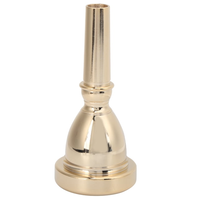 Embout de Corne Durable Résistant à l'Usure Accessoire d'Instrument de Musique en Cuivre pour Basses TubaGold
