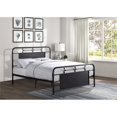 thumbnail image 2 of Lexicon Blanchard Metal Queen Platform Bed in Mottled Silver, 2 of 6