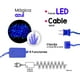 thumbnail image 2 of Serie Navideña Navicolors  Decorativa Luz Led Azul 140 Focos 8 Funciones Cable Azul 6.3 m, 2 of 4