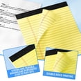 thumbnail image 4 of Legal Pads Ciphyfee, 8.5 x 11 pulgadas, 30 hojas/paquete, 5 paquetes, 4 of 7