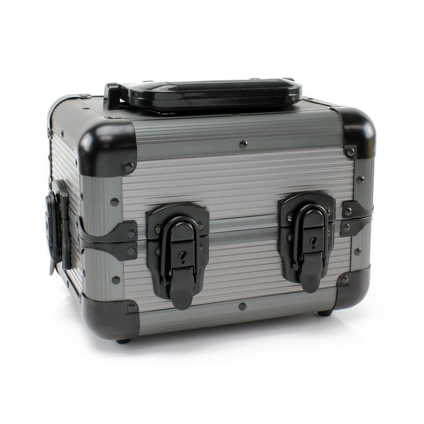 Versa Games 600pc Deluxe Poker Chip Case Carrier in Gray Color