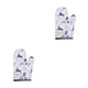 thumbnail image 2 of Billuyoard Thickened Mitts Kitchen Cooking Oven Thermal Insulation Resistant Cotton Mitt Mitts Restaurant Insulation Lined 2Conjunto, 2 of 6