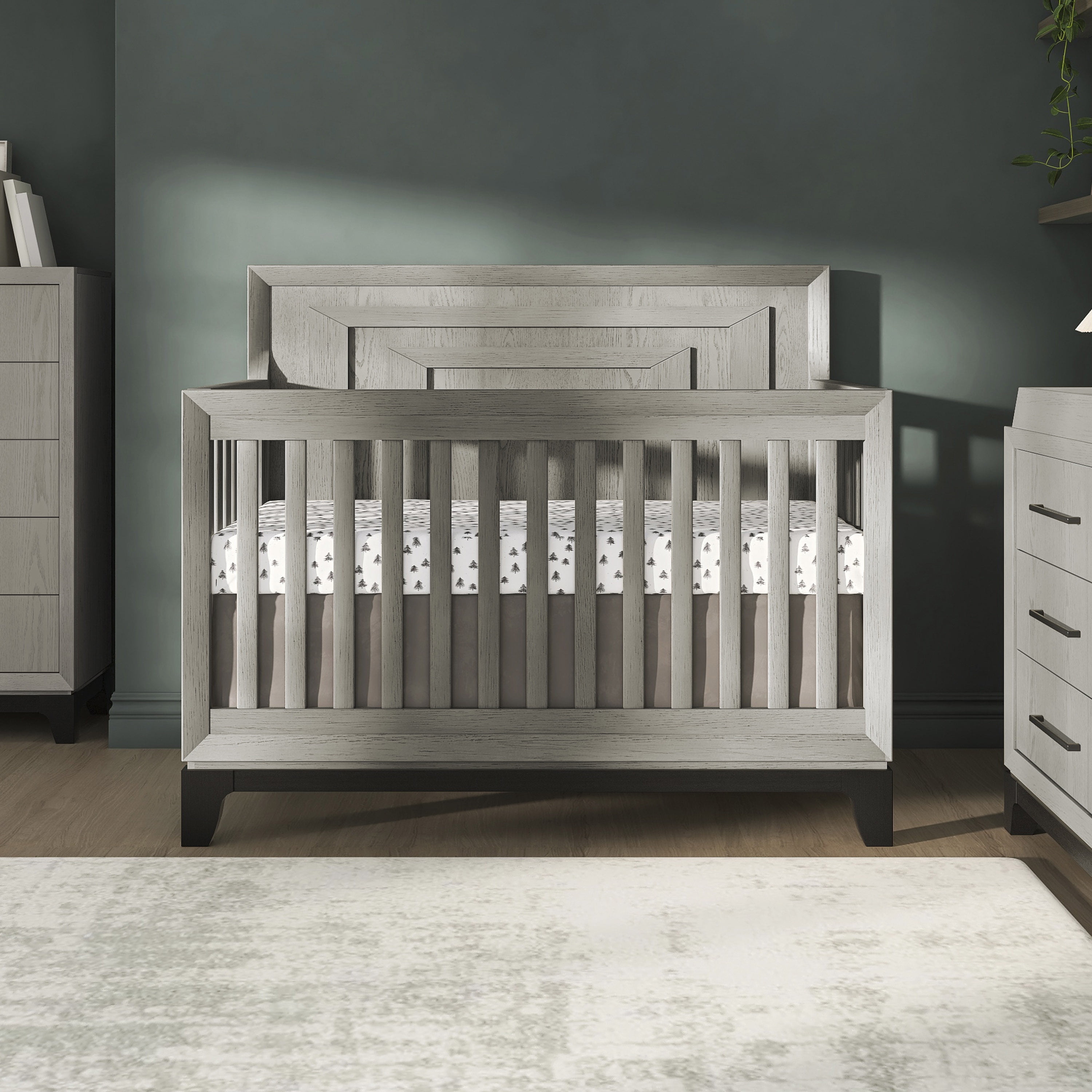 Evolur Remy Convertible Crib, Light Ash
