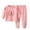 Pink, variant on Cute Pajamas Unisex Kids Pajamas Set Tee and Pant 2-Piece Pj Set for Girls Boys Sleepwear Loungewear Long Sleeve Pink Size,6-12 Months