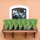 thumbnail image 4 of Colgante de pared de flor de loto verde artificial de rattan, planta verde simulada, 4 of 8