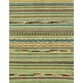 thumbnail image 1 of Ahgly Company Machine Washable Indoor Rectangle Abstract Avocado Green Area Rugs, 2' x 3', 1 of 7
