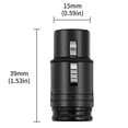 thumbnail image 2 of Peggybuy Female 3 Pin Compact XLR Microphone Audio Solder Adapter Connector with Wrench, 2 of 6