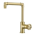 thumbnail image 3 of Ancona Urban Round Wheel Handle 1-Hole Bathroom Faucet, 3 of 7