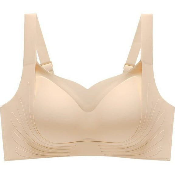 Hfnxid Seamless Push Up Wireless Bras for Women Comfort Smooth Bralette Full Coverage No Underwire Everyday Bra with Support