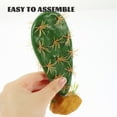 thumbnail image 2 of UPOUART Reptile Habitat Artificial Plant Green Plastic Cactus Shape Environment 1 Set, 2 of 8