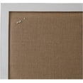 thumbnail image 4 of Linen Bulletin Board White Framed, 4 of 6