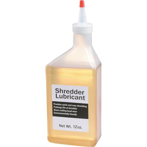 HSM Shredder Lubricant - 12 oz Bottle 12 oz - Clear