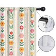 thumbnail image 4 of Blackout Kids Curtains,Pioneer Flower Childrens Insulated Curtains Set Of 2,Bedroom Essentials,Toddler Room Decor 52x63in(132x160cm), 4 of 4