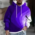 thumbnail image 2 of Hoodie Mens Shirts Hooded Drawstring Adjustable Shirt Men Casual Fashion Hooded Sweatshirts Round Neck Print Pullover Long Sleeve Sweatshirt Everyday,Streetwear,Outdoor Sports Clothing Shirts For Men, 2 of 5
