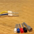 thumbnail image 2 of High-Quality Copper Wire Ferrule Connectors, Crimp Ferrules Terminals for 22-10AWG Wires, Nylon Insulated Pin Cord End, 1200pcs Kit for Electrical Projects, 2 of 5
