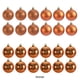 thumbnail image 4 of Advancent Adornos de bolas de Navidad de 24 piezas, aplicación amplia, decoración efectiva duradera y confiable Kits de decoración para fiestas bronce, 4 of 6