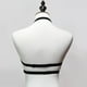 thumbnail image 3 of de arnés de cuerpo negro hecho a mano Crop Top Arnés gótico  de tiras enjaulado Yuyangstore sujetador de arnés, 3 of 8
