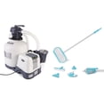 thumbnail image 1 of Intex 3000 GPH Above Ground Pool Sand Filter Pump & Deluxe Maintenance Kit, 1 of 12