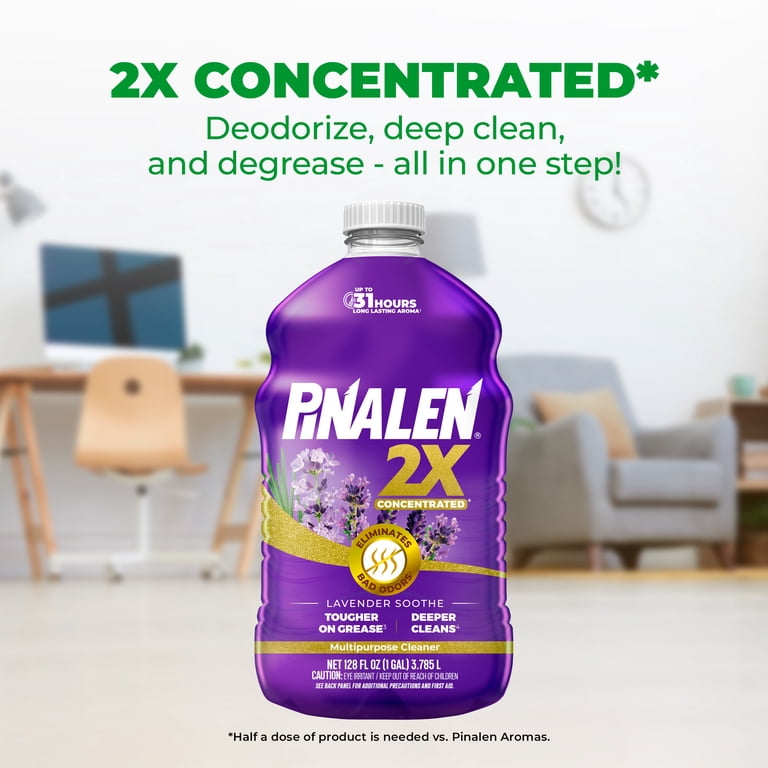 Pinalen 2X Max Aroma All-Purpose Cleaner, Lavender, 128 fl oz photo 2