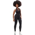 thumbnail image 2 of Muñeca Barbie Signature Looks (Curvy, Morena) Muñeca de moda completamente posable con mono negro, regalo para coleccionistas Barbie -, 2 of 2