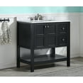 thumbnail image 5 of Anzzi V-MGG015-36-X 35 x 36 in. Montaigne Bathroom Vanity Set, Rich Black, 5 of 10