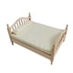 thumbnail image 2 of Cama de casa de muñecas,Casa de muñecas de madera Cama doble Casa de muñecas en miniatura,Cama de muebles en miniatura para casa de muñecas 1:12,Muebles de dormitorio en miniatura de madera, 2 of 8