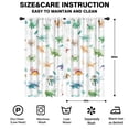 thumbnail image 2 of Blackout Kids Curtains,Alphabet Dinosaur Names Chart Pattern Childrens Insulated Curtains Set Of 2,Bedroom Essentials,Toddler Room Decor 42"x84", 2 of 5