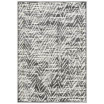 SAFAVIEH Cottage Ronni Chevron Indoor/Outdoor Area Rug, Grey, 4' x 6'