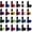 Translucent Colors, variant on Rolio Liquid Pigment - Transparent Colors for Epoxy Resin, Jewelry Making, 3D Printing, Painting & DIY Crafts - 24 Colors, 10ml Squeeze Bottles