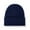 Navy, variant on Luxalzxs Satin Lined Beanie Hats for Women Men Winter Silk Lined Soft Warm Knit Cuffed Beanies Cotton Crochet Slouchy Skull Cap