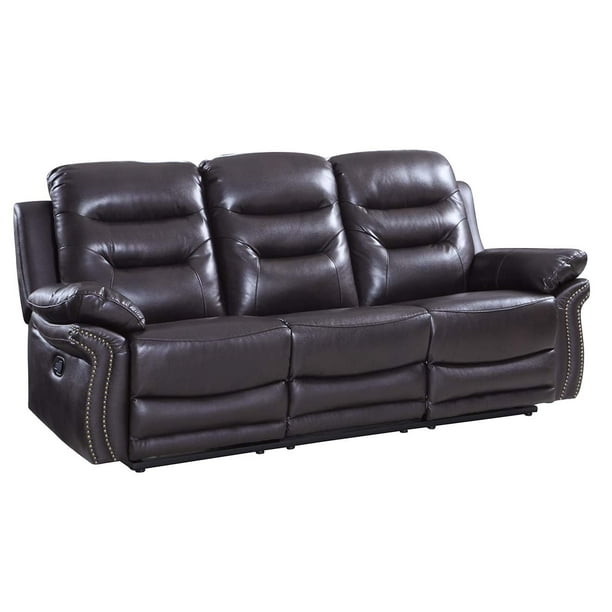 44 Comfortable Brown Leather Sofa Walmart Com Walmart Com