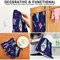 thumbnail image 7 of GZHJMY Cartoon Purple Kitchen Dish Towel Set, Drying Kitchen Towels Tea Towels Gift Set for Drying Cleaning Cooking Baking 1Pcs, 7 of 7