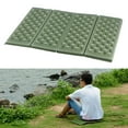 thumbnail image 2 of Raindrops Portable Foldable Seat Pad Folding Xpe Pads Mat Green for Park, 2 of 8