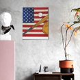 thumbnail image 3 of Gaeub American Flag And Baseball Print Modern Canvas Wall Art Prints,Artwork Abstract Paintings,Canvas Decorative,Pictures on Canvas for Home Decorations,Wall Decor, 3 of 6