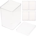 thumbnail image 4 of KAKOWELY 5pcs Action Figure Storage Box Plastic Single Cartoon Figure Doll Display Boxes,2.48X"X2.17"X3.74", 4 of 5
