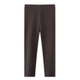 thumbnail image 3 of URMAGIC 2-7 Years Toddler Girls Basic Solid Cotton Legging Kids Stretch Leggings, 3 of 3