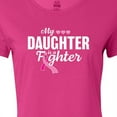 thumbnail image 4 of Inktastic Breast Cancer Awareness My Daughter is a Fighter Women's T-Shirt, 4 of 5